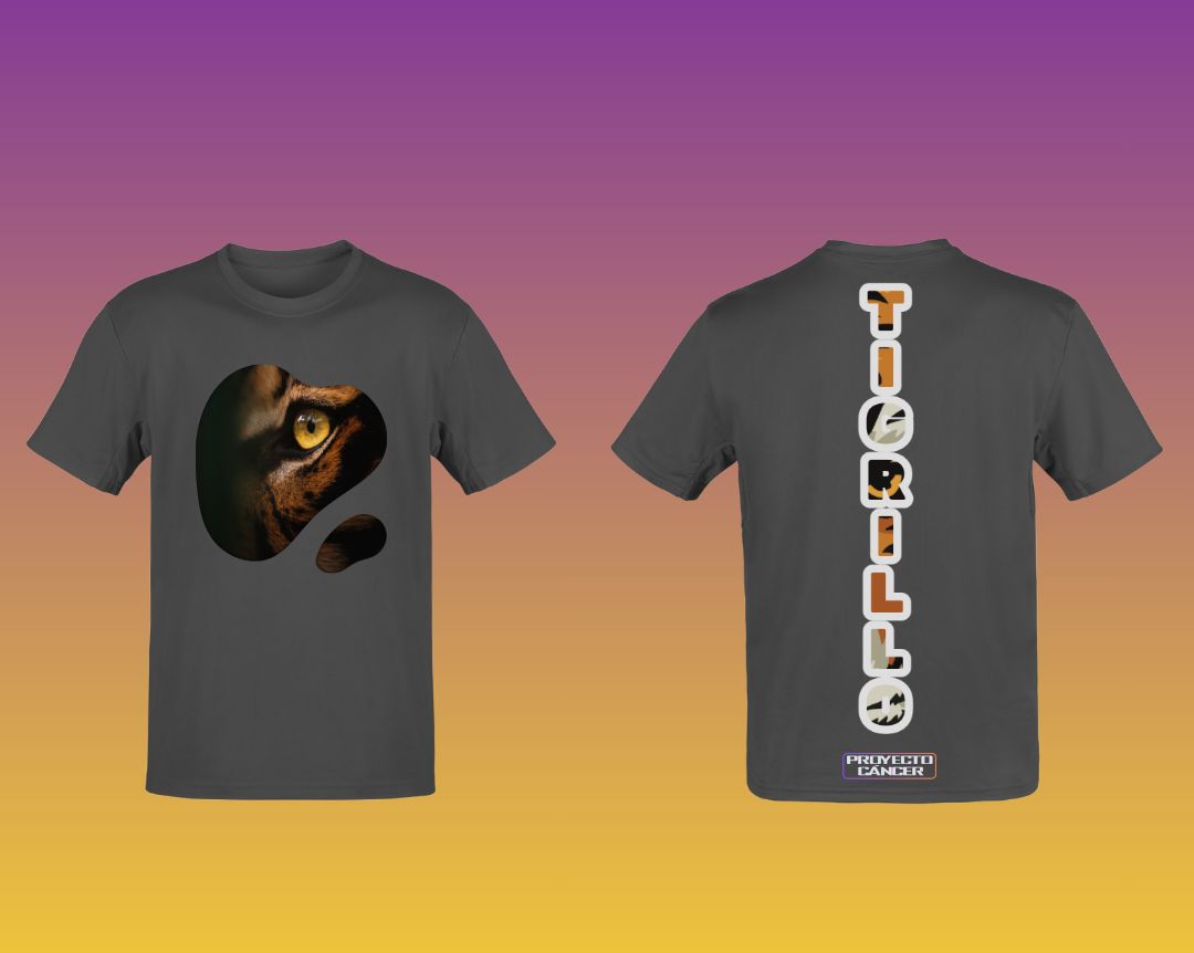 Camiseta Ojo de Tigre Negro