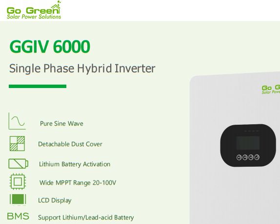 GGIV 6000 Single Phase Hybrid