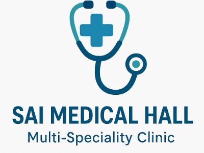 Sai Medical Hall's store Logo
