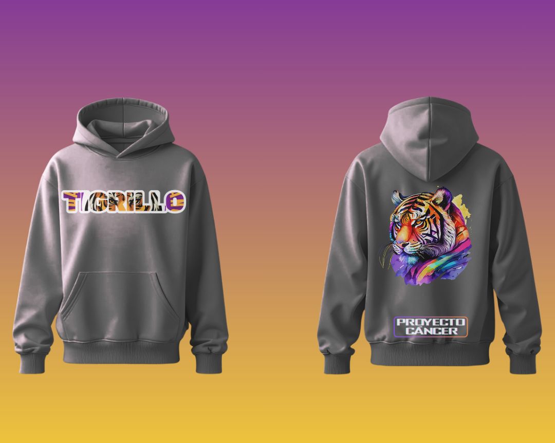 Hoodie Tigrillo Multicolor Neg