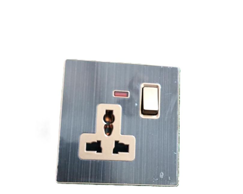 Astha Single Socket WoodenBrow