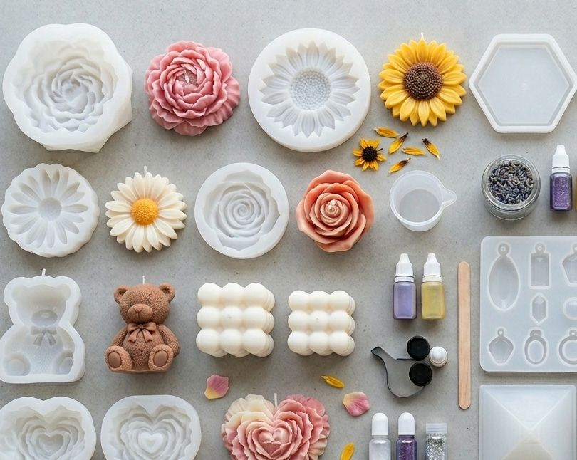 🕯️ Candle Silicon Molds