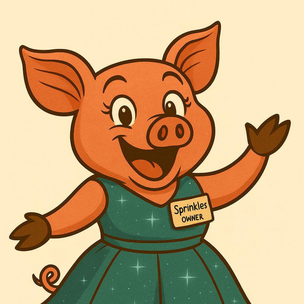 Sprinkles' Snoutique's store Logo