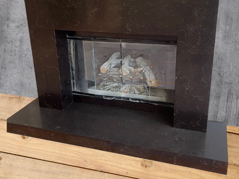 Cubierta Carrara Black