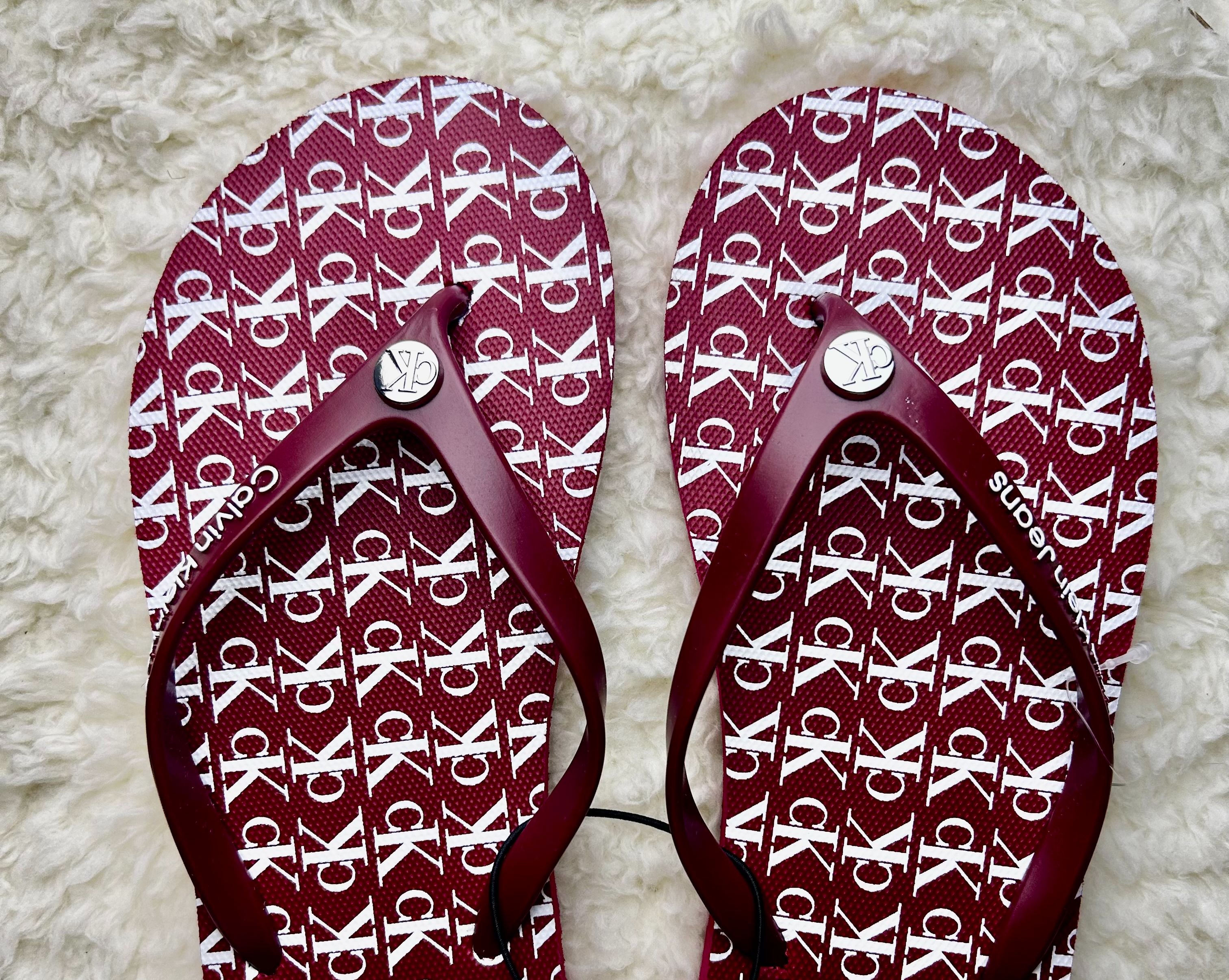 Sandalias T: 6 Rojo CK