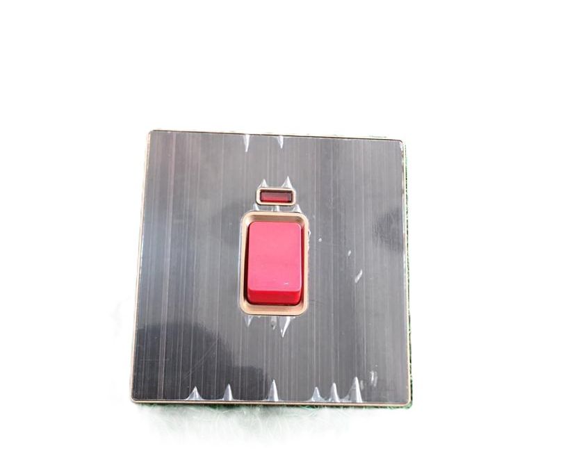 Astha A/C Switch-Wooden Brown