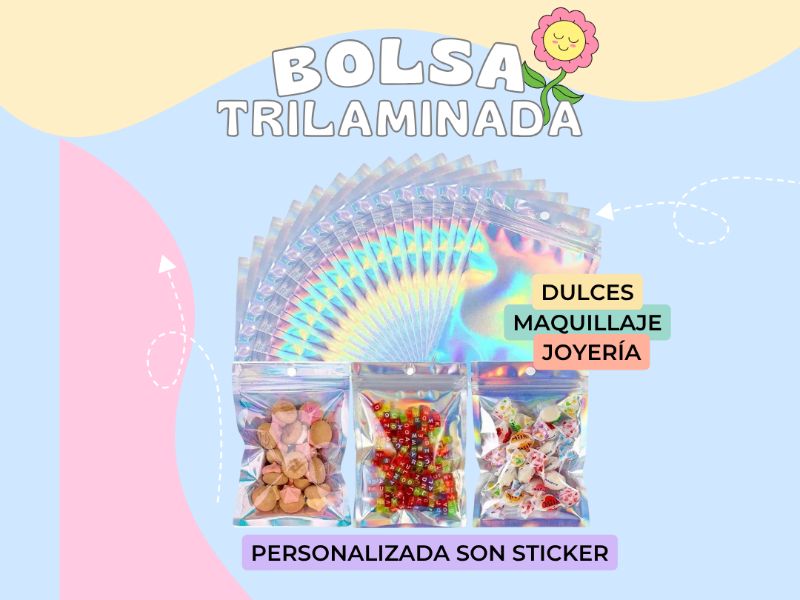 Bolsa Trilaminada Holográfica