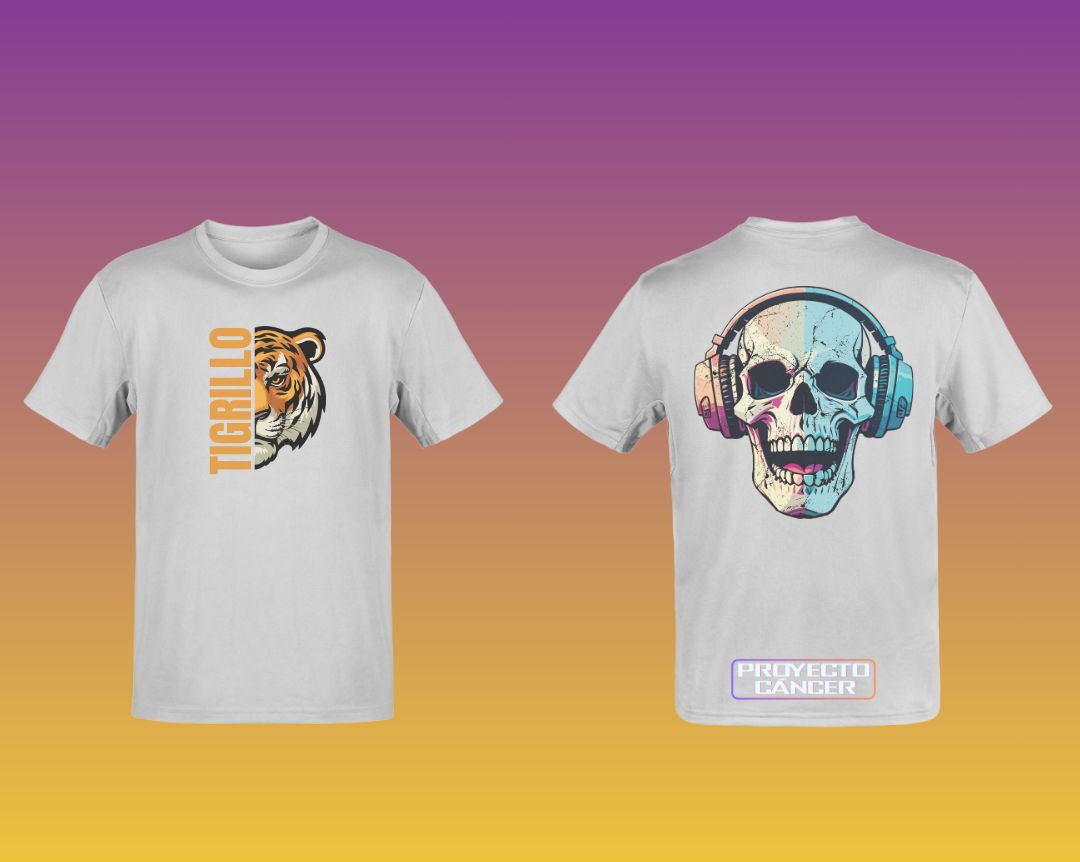 Camiseta Tigrillo Calavera Bla