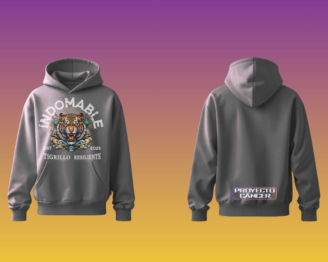 Hoodie Tigrillo Resiliente Neg